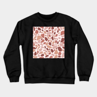 PinkTerazzo tile pattern Crewneck Sweatshirt